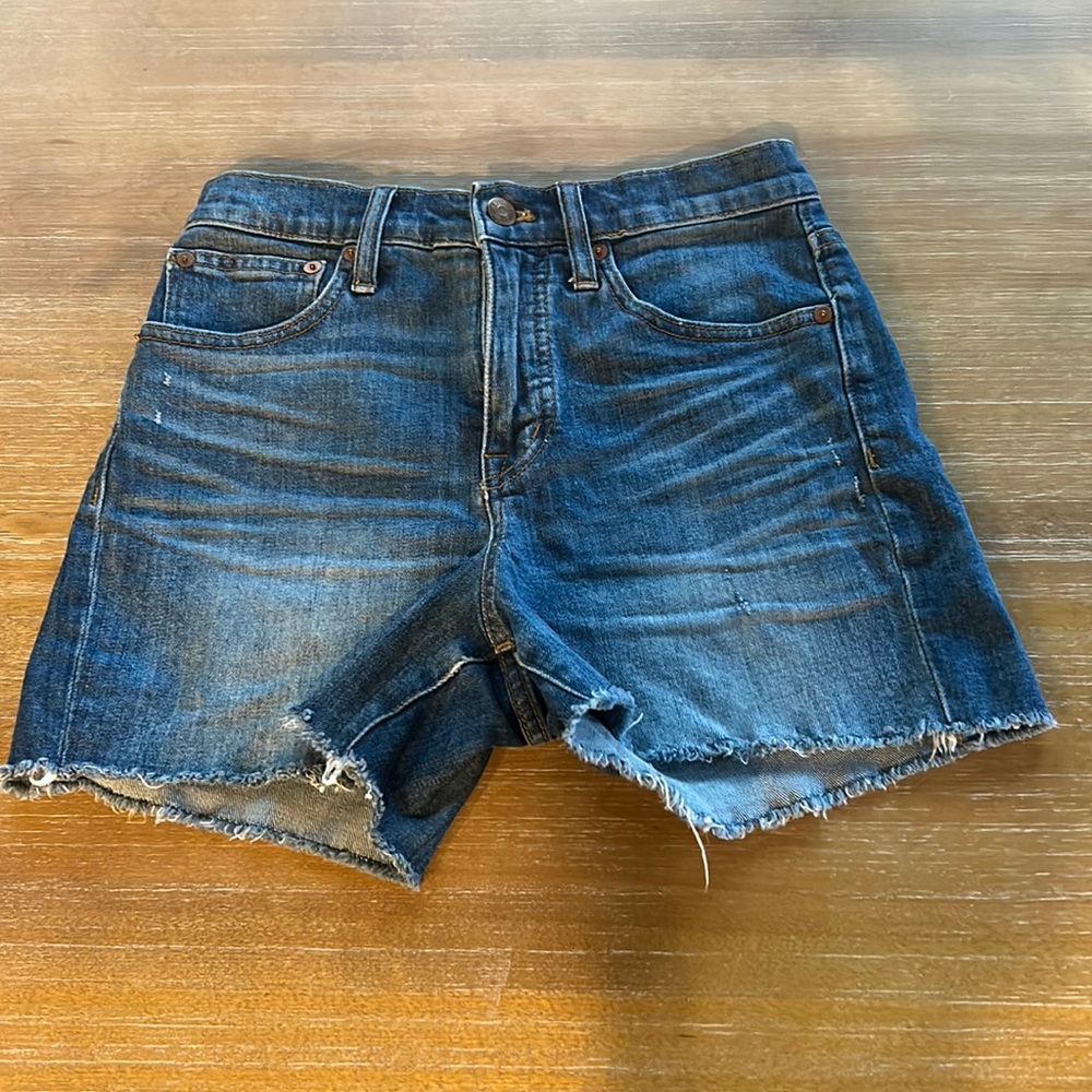 Madewell High Rise Denim Shorts 24